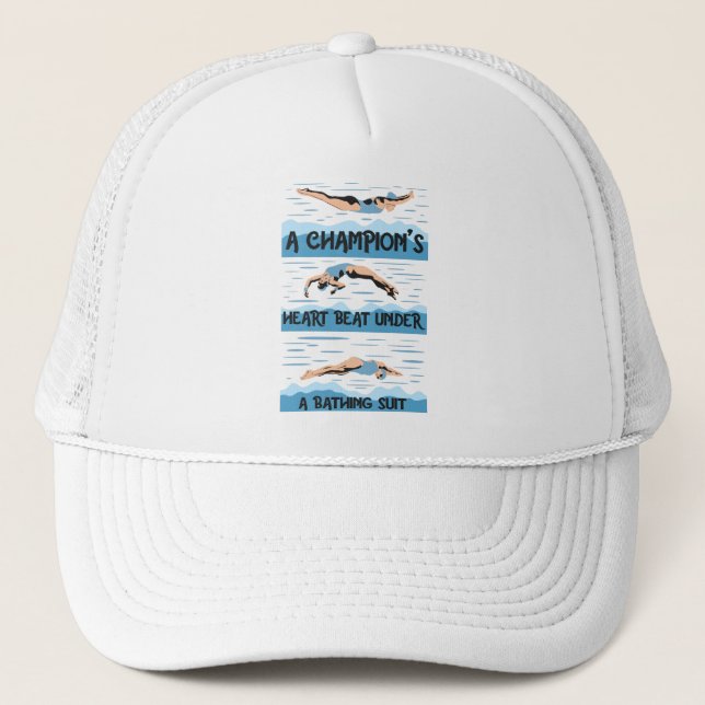 Casquette Champions Swimmer - maillot de bain (Devant)