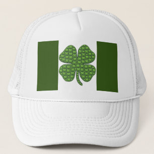 Casquette Chance Irlandais Clover Flag Trucker Chapeau