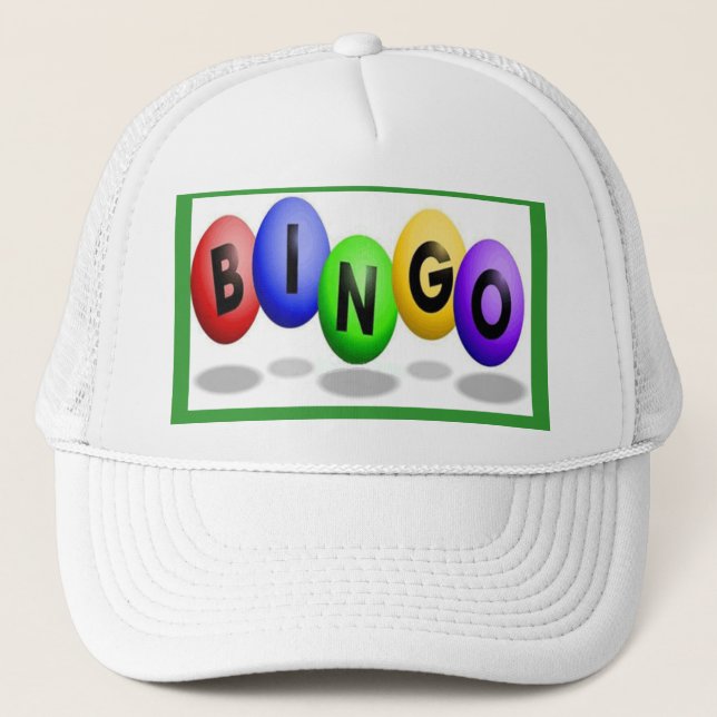 Casquette chanceux de bingo-test (Devant)
