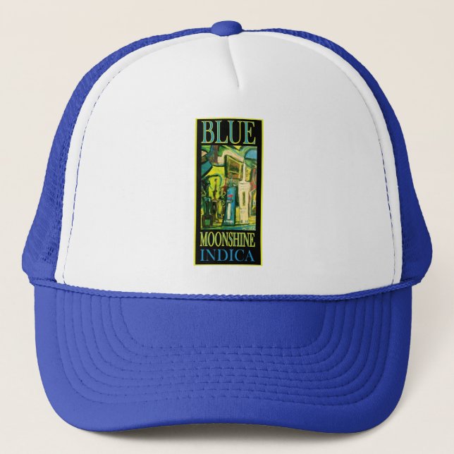 CASQUETTE CHANDELURE DE LUNE BLEUE INDICA (Devant)