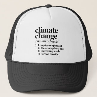 Casquette Changement climatique