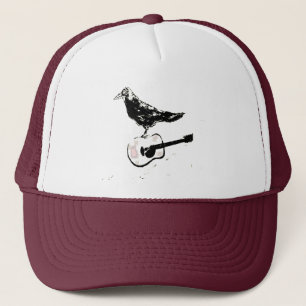 Casquette chanson de guitare de corbeau