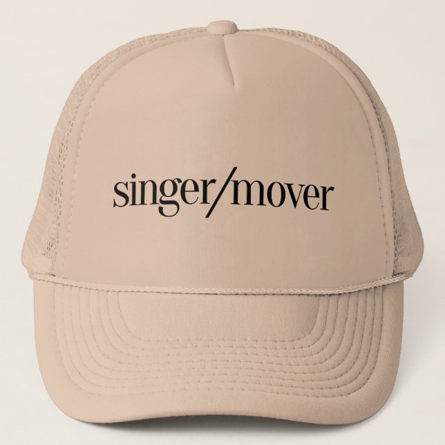 Casquette Chanteur/Casquette de baseball Mover (Devant)