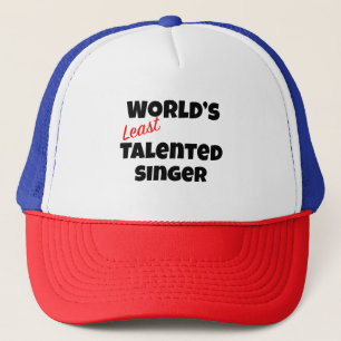 Casquette Chanteur le moins talentueux du monde