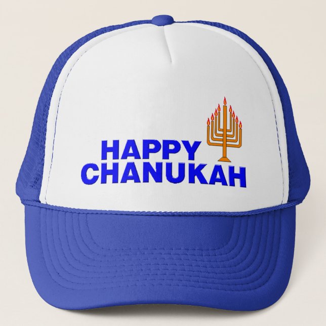 Casquette Chanukah heureux (Devant)
