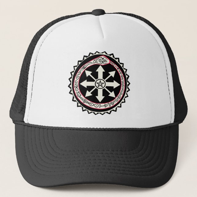 Casquette Chaos avec Serpent Ouroburos (Devant)