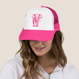 Casquette Chapeau à éléphant rose mignon