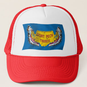 Casquette Chapeau à pavillon des Assiniboines de Fort Peck