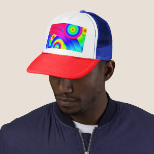 Casquette Chapeau Abstrait de camionneur de comète