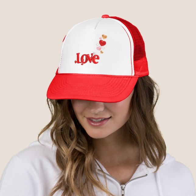 Casquette Chapeau Amour & Cœurs (En situation)
