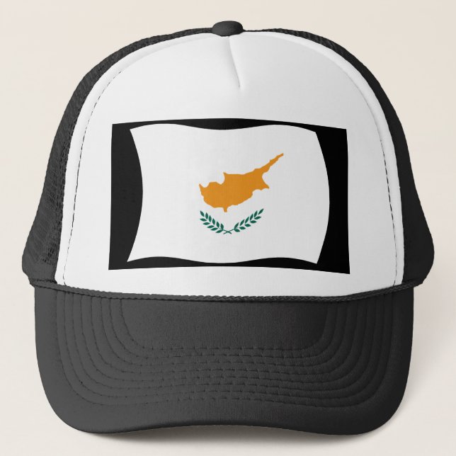Casquette Chapeau au drapeau de Chypre (Devant)