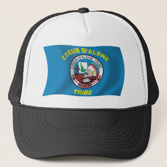 Casquette Chapeau au drapeau de Coeur d'Alene (Devant)