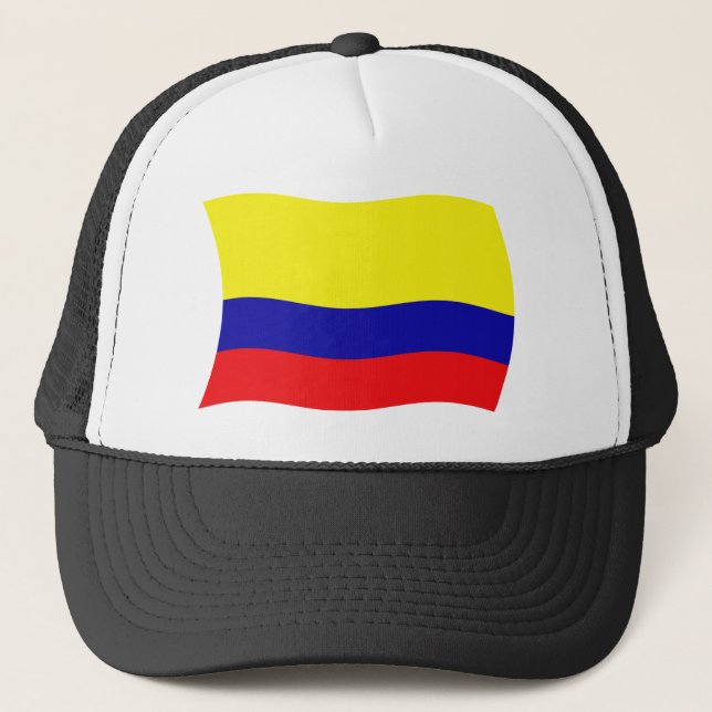 Casquette Chapeau au drapeau de Colombie (Devant)