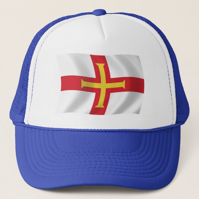 Casquette Chapeau au drapeau de Guernesey (Devant)