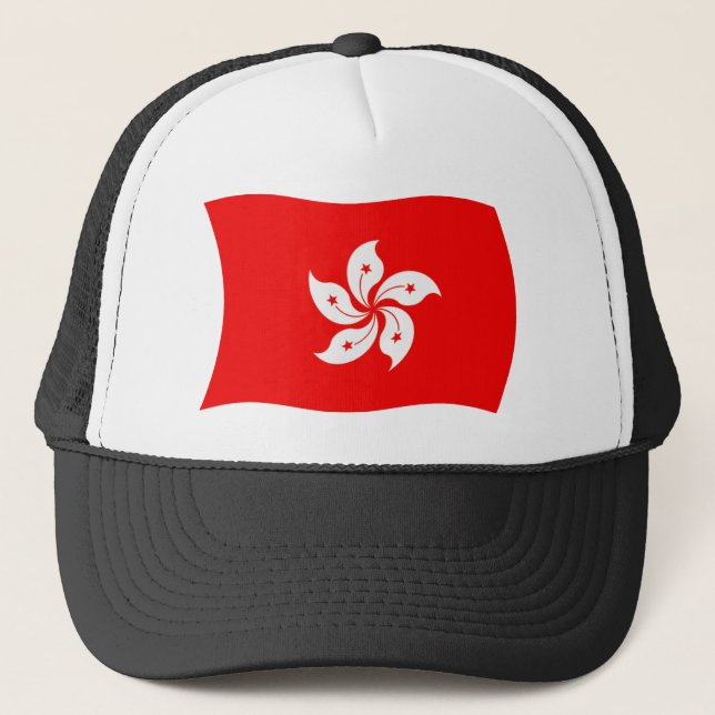 Casquette Chapeau au drapeau de Hong Kong (Devant)