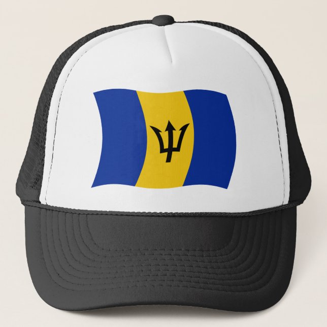 Casquette Chapeau au drapeau de la Barbade (Devant)