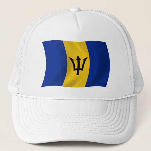 Casquette Chapeau au drapeau de la Barbade (Devant)