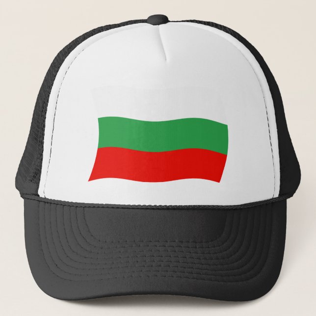 Casquette Chapeau au drapeau de la Bulgarie (Devant)