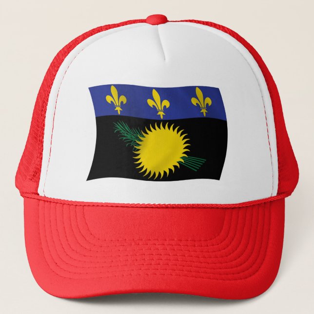 Casquette Chapeau au drapeau de la Guadeloupe (Devant)