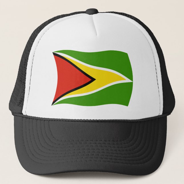 Casquette Chapeau au drapeau de la Guyane (Devant)