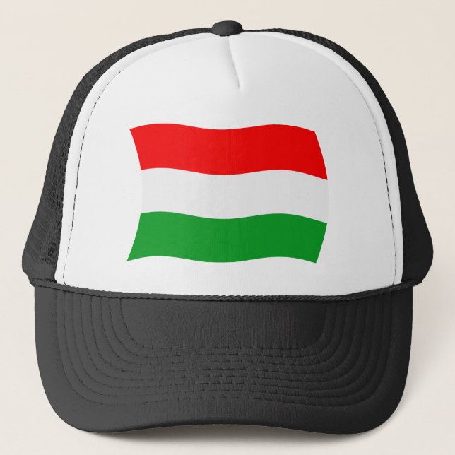 Casquette Chapeau au drapeau de la Hongrie (Devant)