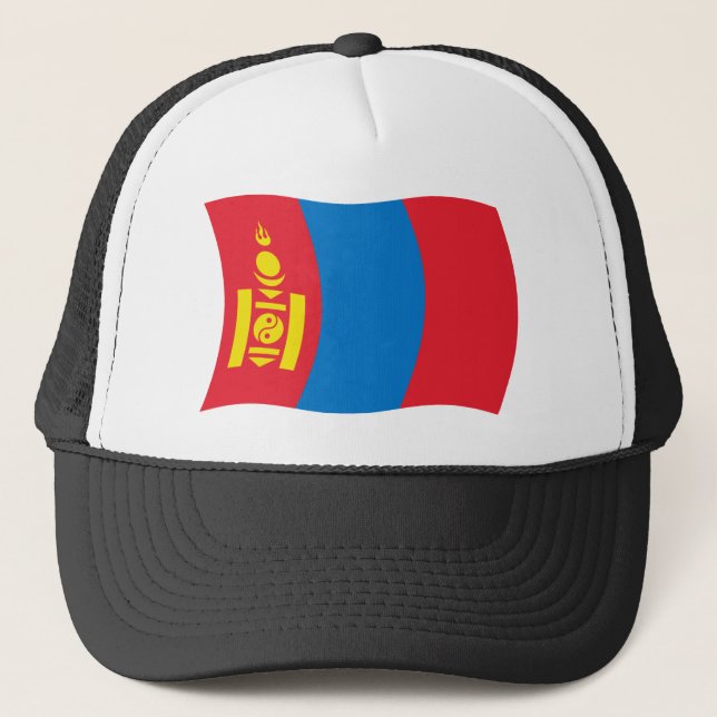 Casquette Chapeau au drapeau de la Mongolie (Devant)
