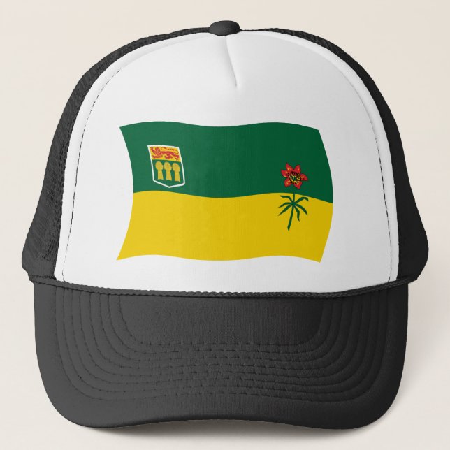 Casquette Chapeau au drapeau de la Saskatchewan (Devant)