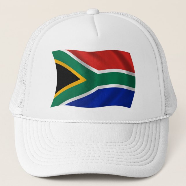 Casquette Chapeau au drapeau de l'Afrique du Sud (Devant)