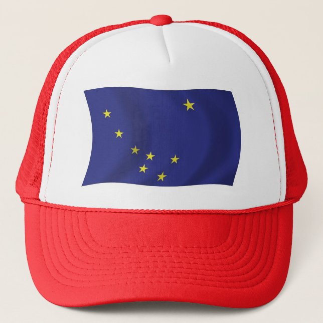Casquette Chapeau au drapeau de l'Alaska (Devant)