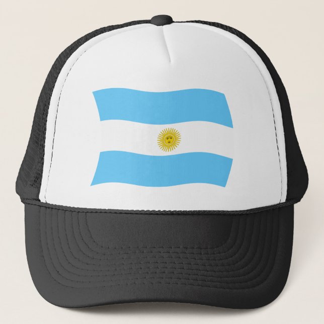 Casquette Chapeau au drapeau de l'Argentine (Devant)