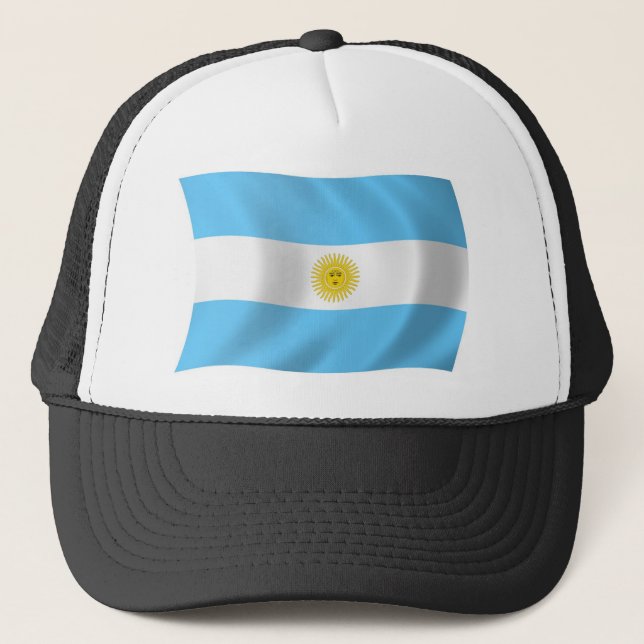 Casquette Chapeau au drapeau de l'Argentine (Devant)