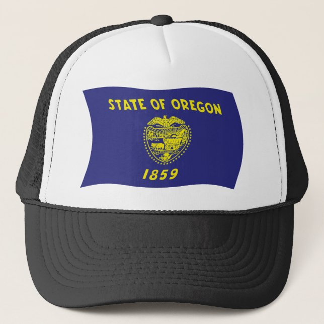 Casquette Chapeau au drapeau de l'Oregon (Devant)