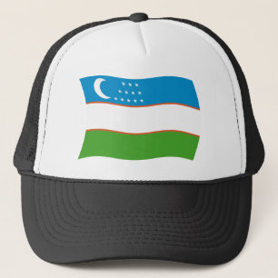 Casquette Chapeau au drapeau de l'Ouzbékistan