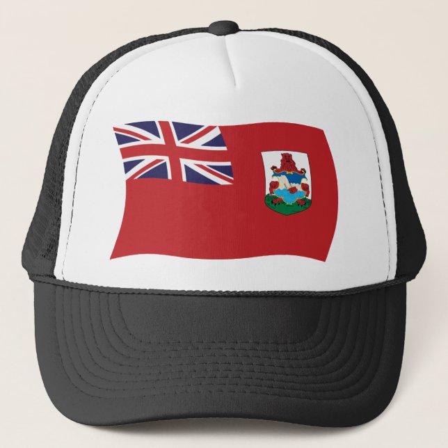 Casquette Chapeau au drapeau des Bermudes (Devant)