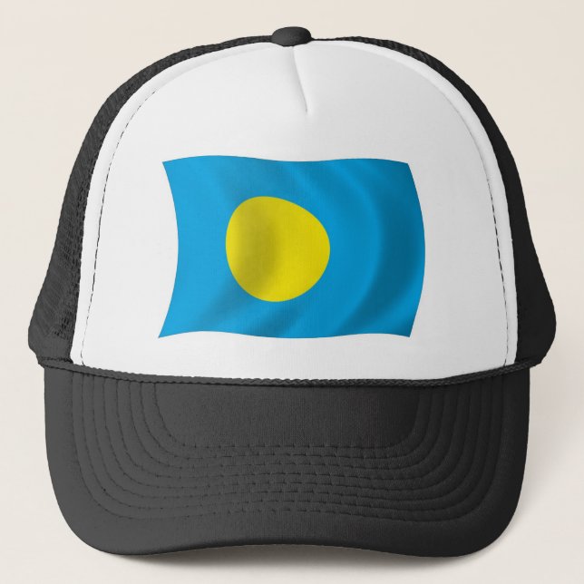 Casquette Chapeau au drapeau des Palaos (Devant)