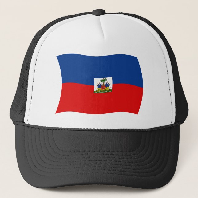 Casquette Chapeau au drapeau d'Haïti (Devant)