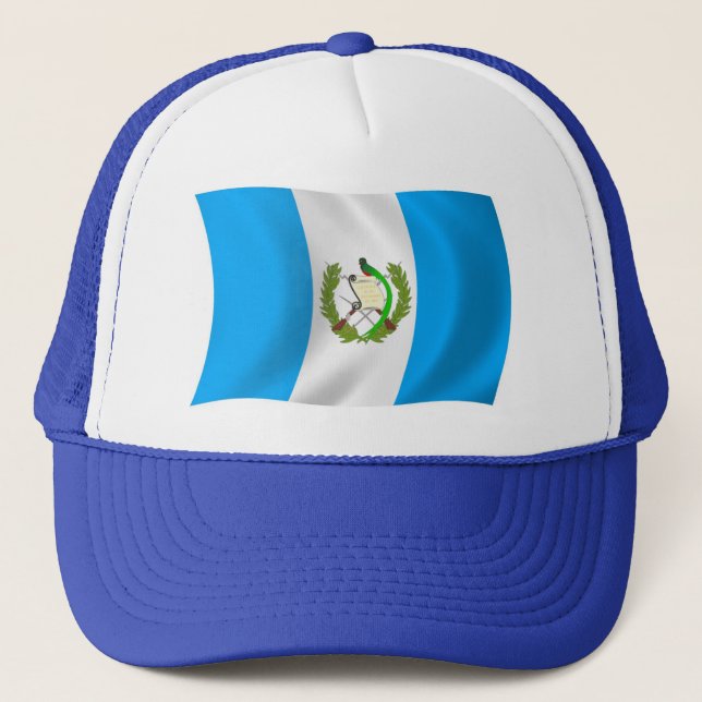 Casquette Chapeau au drapeau du Guatemala (Devant)
