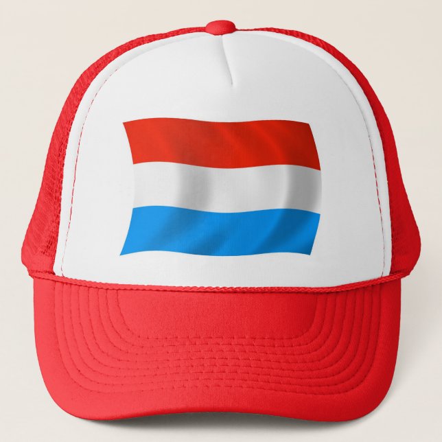 Casquette Chapeau au drapeau du Luxembourg (Devant)