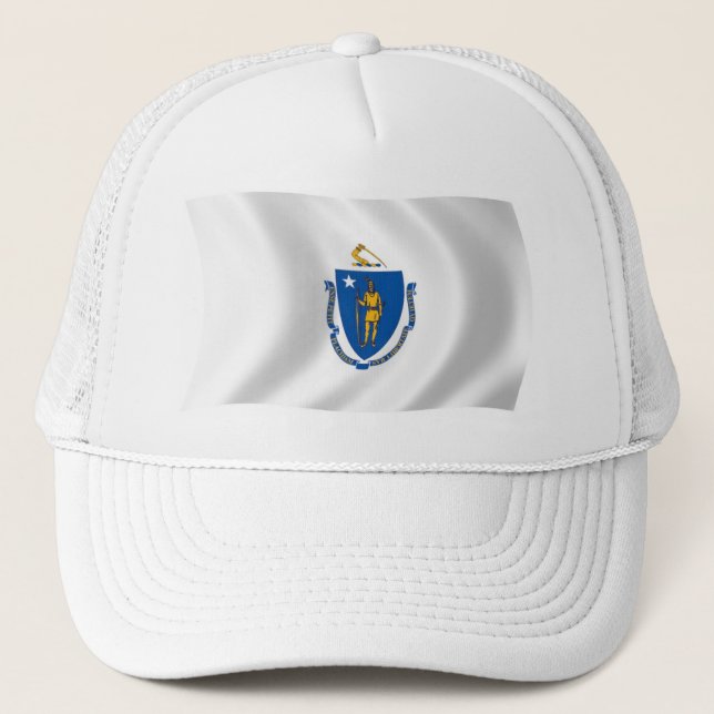 Casquette Chapeau au drapeau du Massachusetts (Devant)