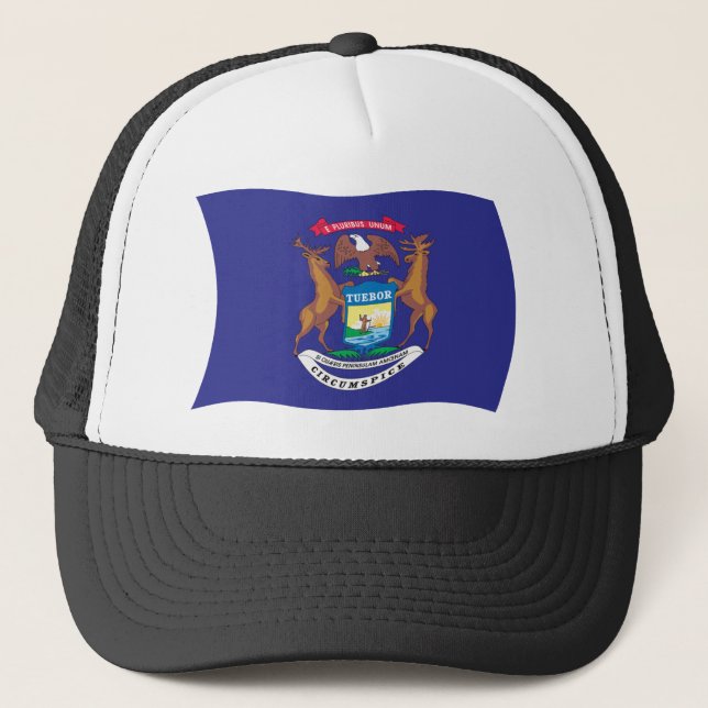 Casquette Chapeau au drapeau du Michigan (Devant)