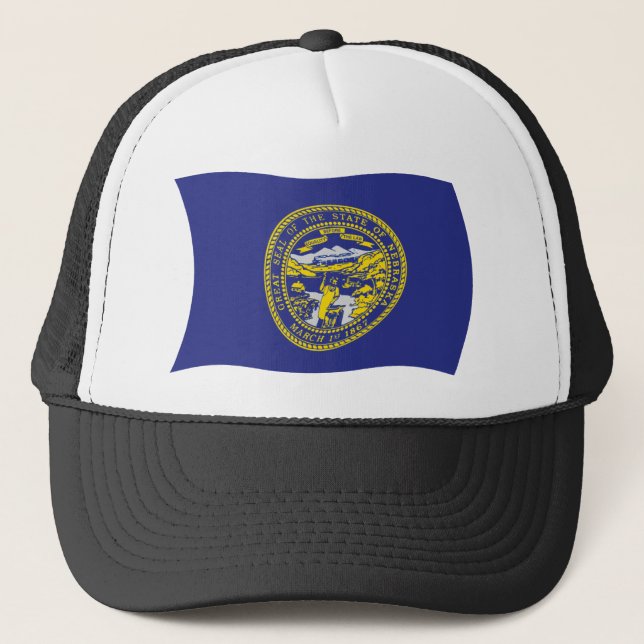 Casquette Chapeau au drapeau du Nebraska (Devant)