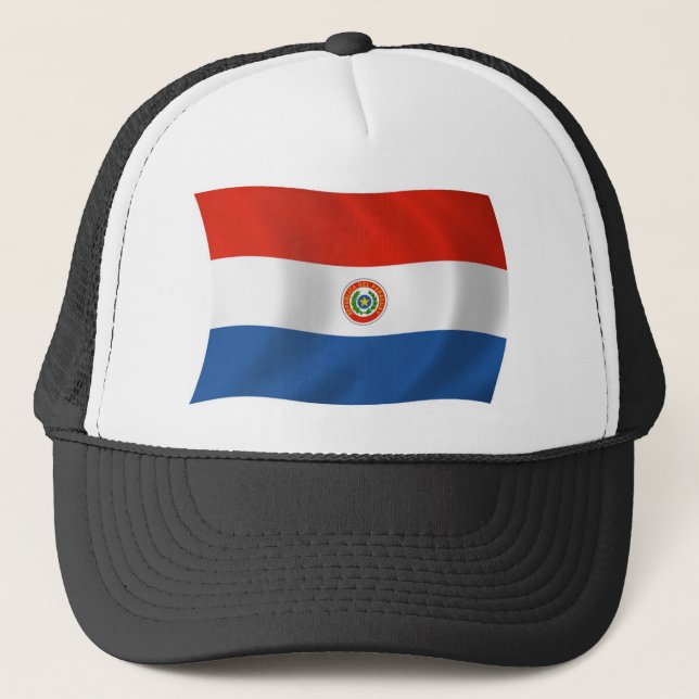Casquette Chapeau au drapeau du Paraguay (Devant)