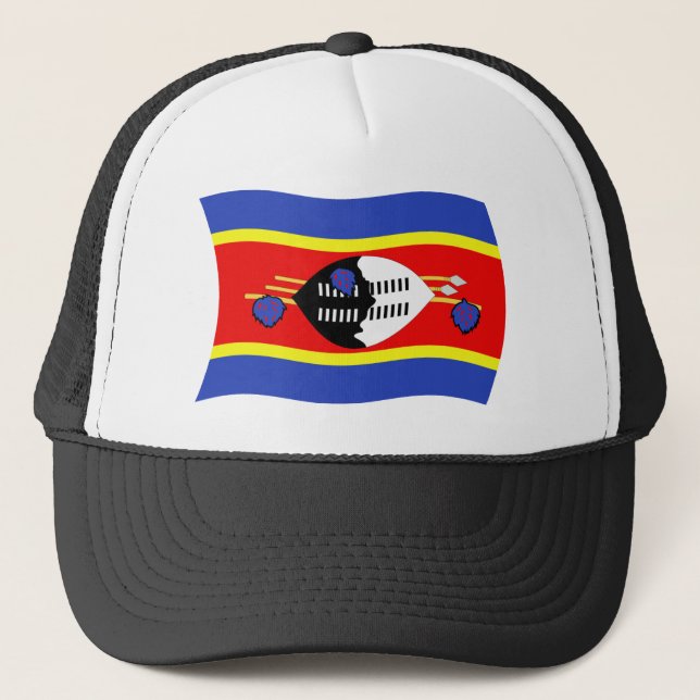 Casquette Chapeau au drapeau du Swaziland (Devant)