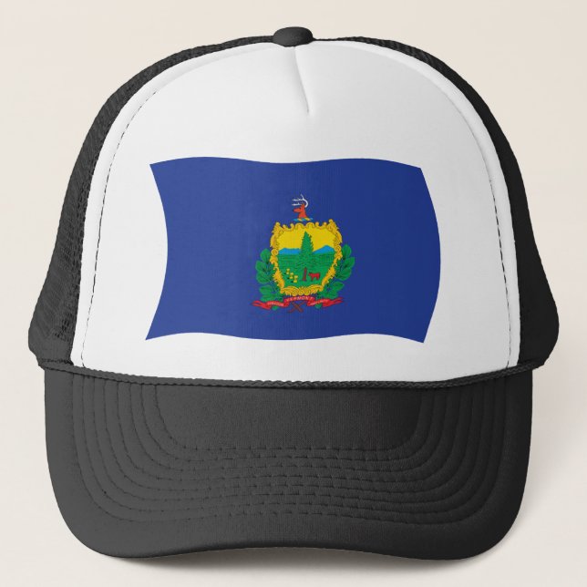 Casquette Chapeau au drapeau du Vermont (Devant)