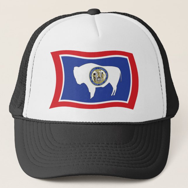 Casquette Chapeau au drapeau du Wyoming (Devant)