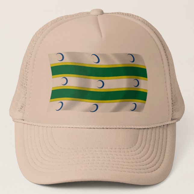 Casquette Chapeau au drapeau turkmène (Devant)