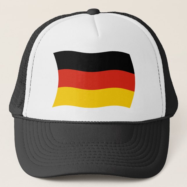 Casquette Chapeau avec drapeau allemand (Devant)