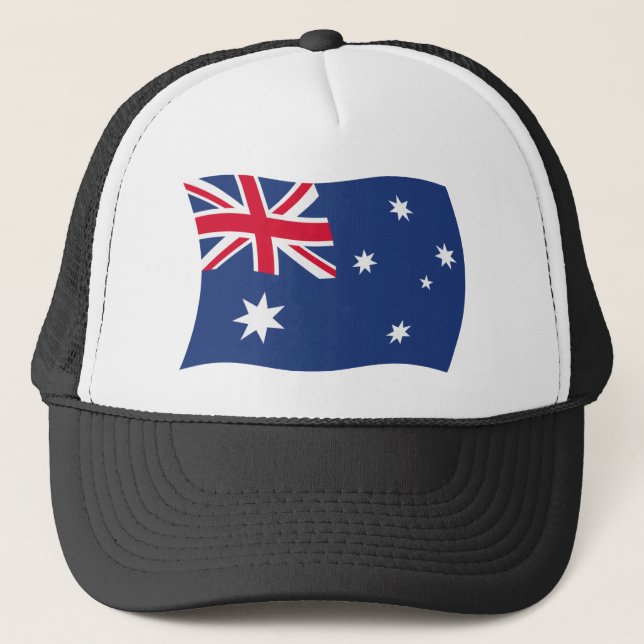 Casquette Chapeau avec drapeau australien (Devant)