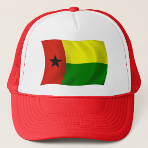 Casquette Chapeau avec Drapeau de Guinée-Bissau