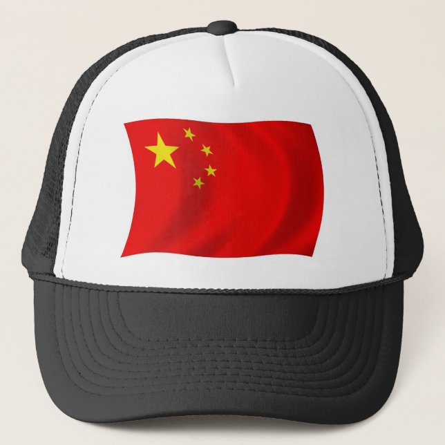 Casquette Chapeau avec drapeau de la Chine (Devant)